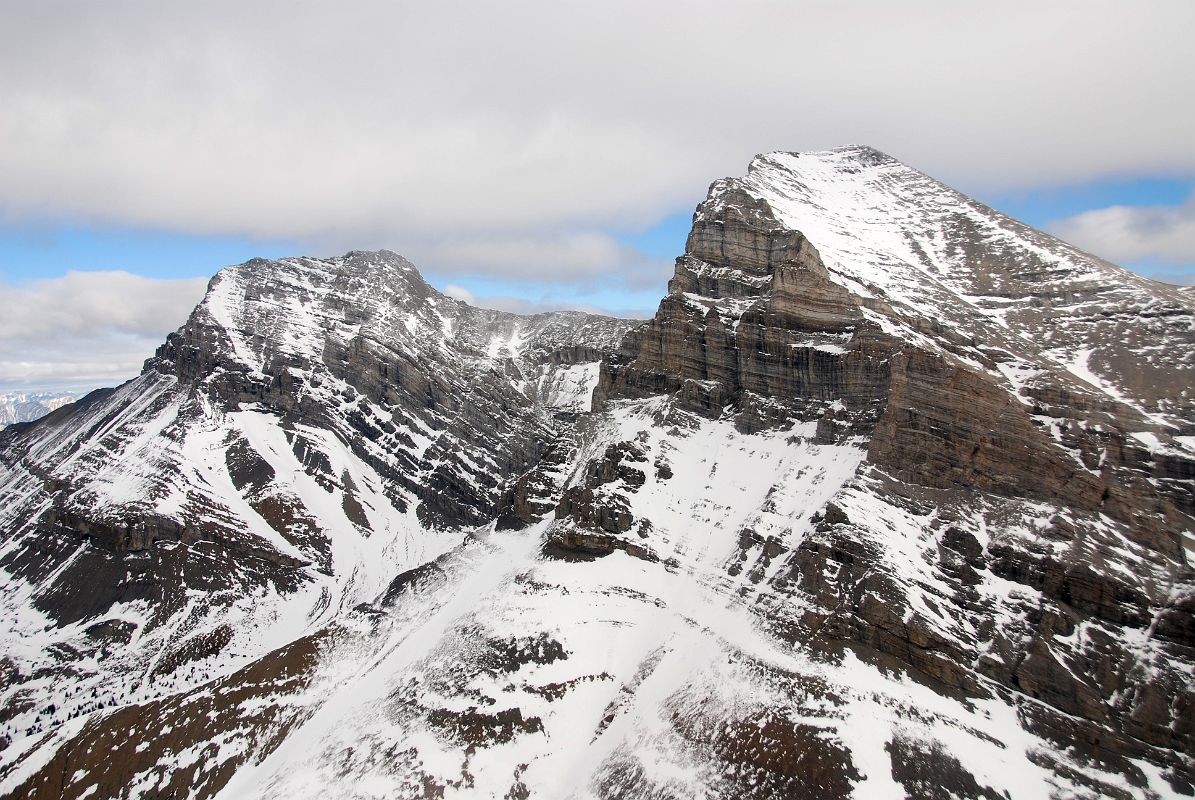 41 Mount Lougheed From Helicopter Between Mount Assiniboine And Canmore In Winter